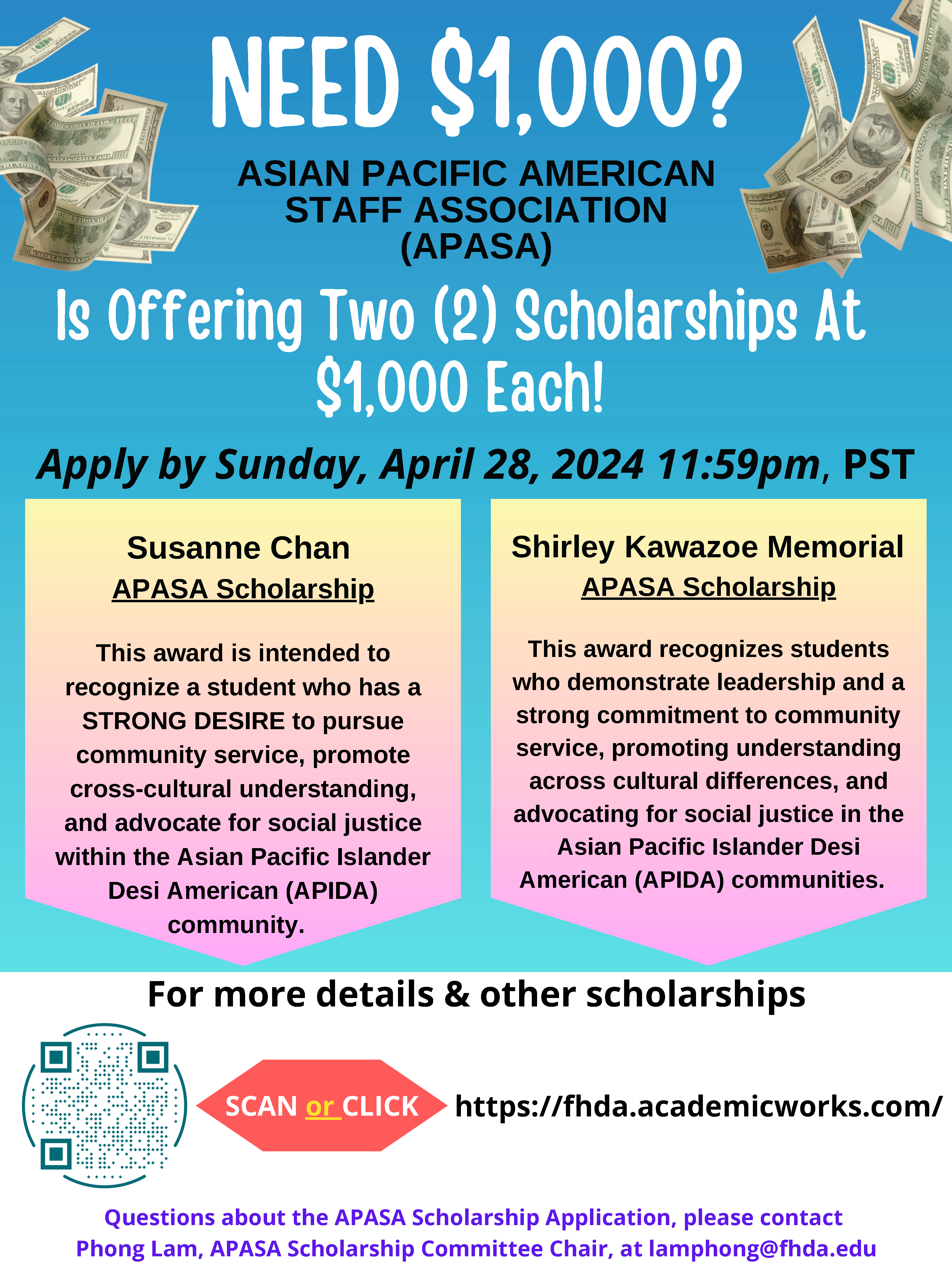 APASA Scholarship Flyer