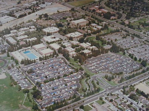 Aerial View of the DASB Flea Market from the Early 1980s