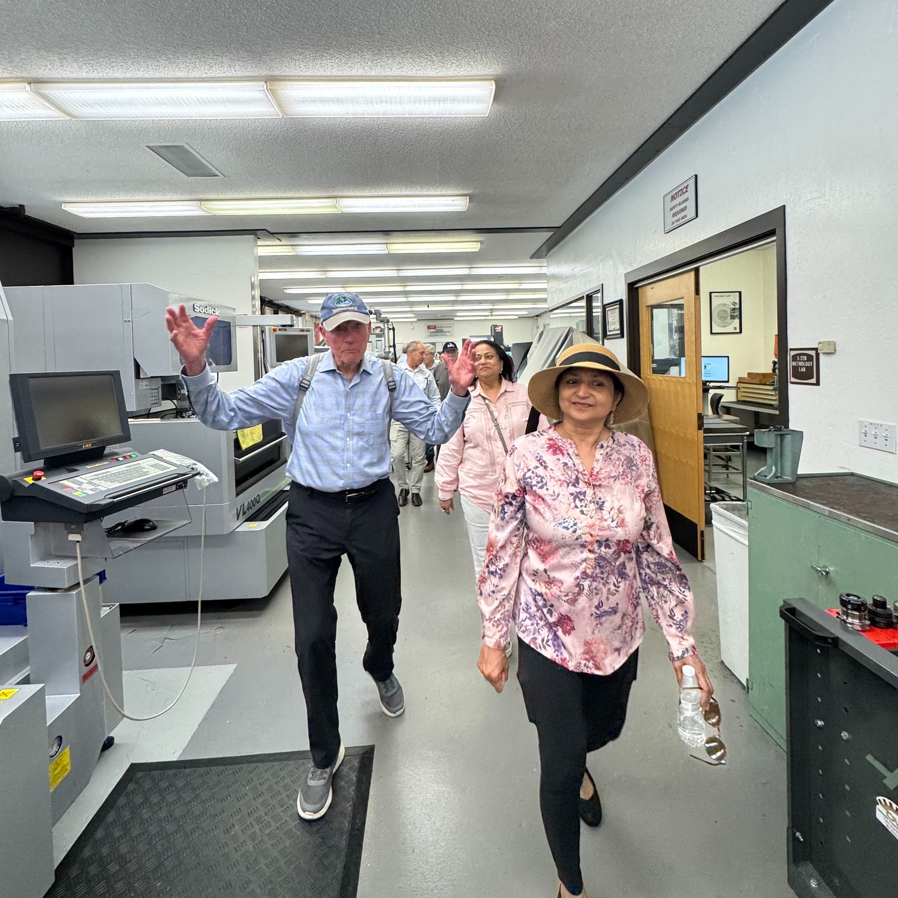 Board directors tour campus facilities