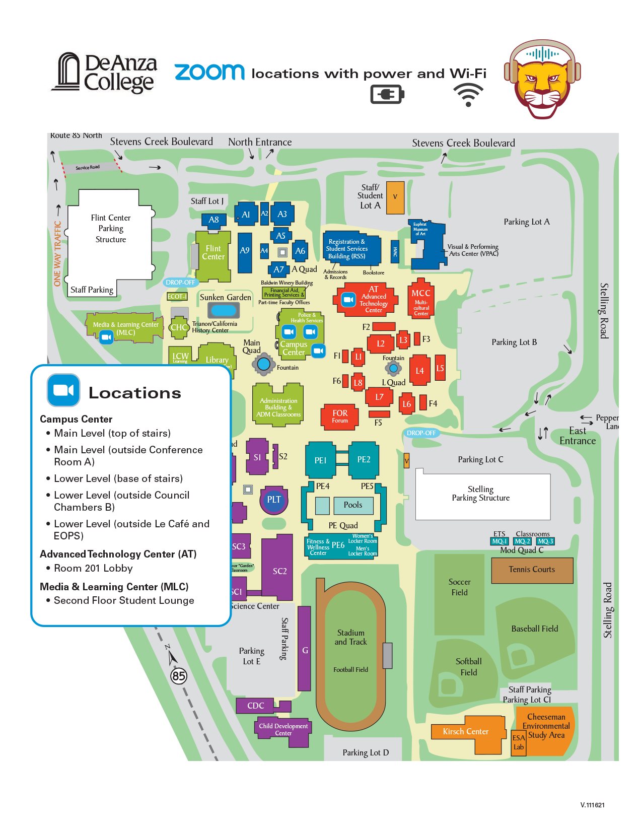 Zoom Spaces Map